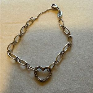James Avery Changeable Heart Charm bracelet